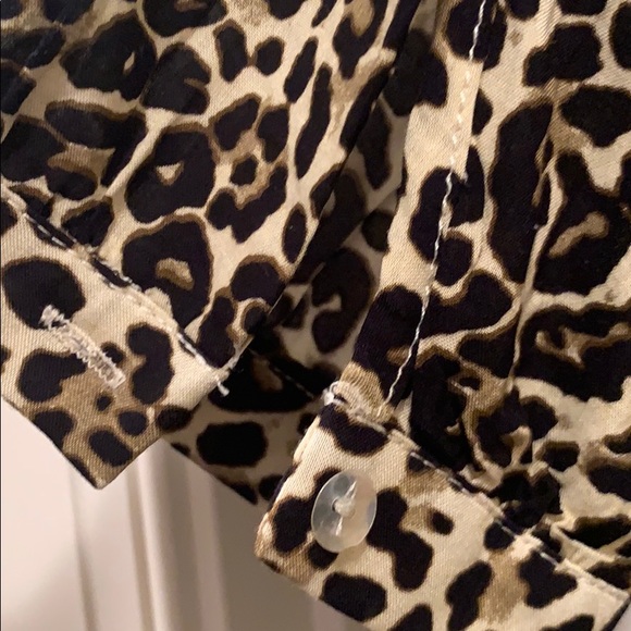NWOT leopard print empire waist dress - Picture 5 of 8